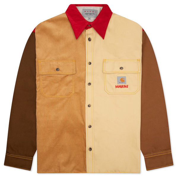 ☆大人気☆MARNI × Carhartt WIP BIO COTTON BLOCK OVERSHIRT トップス