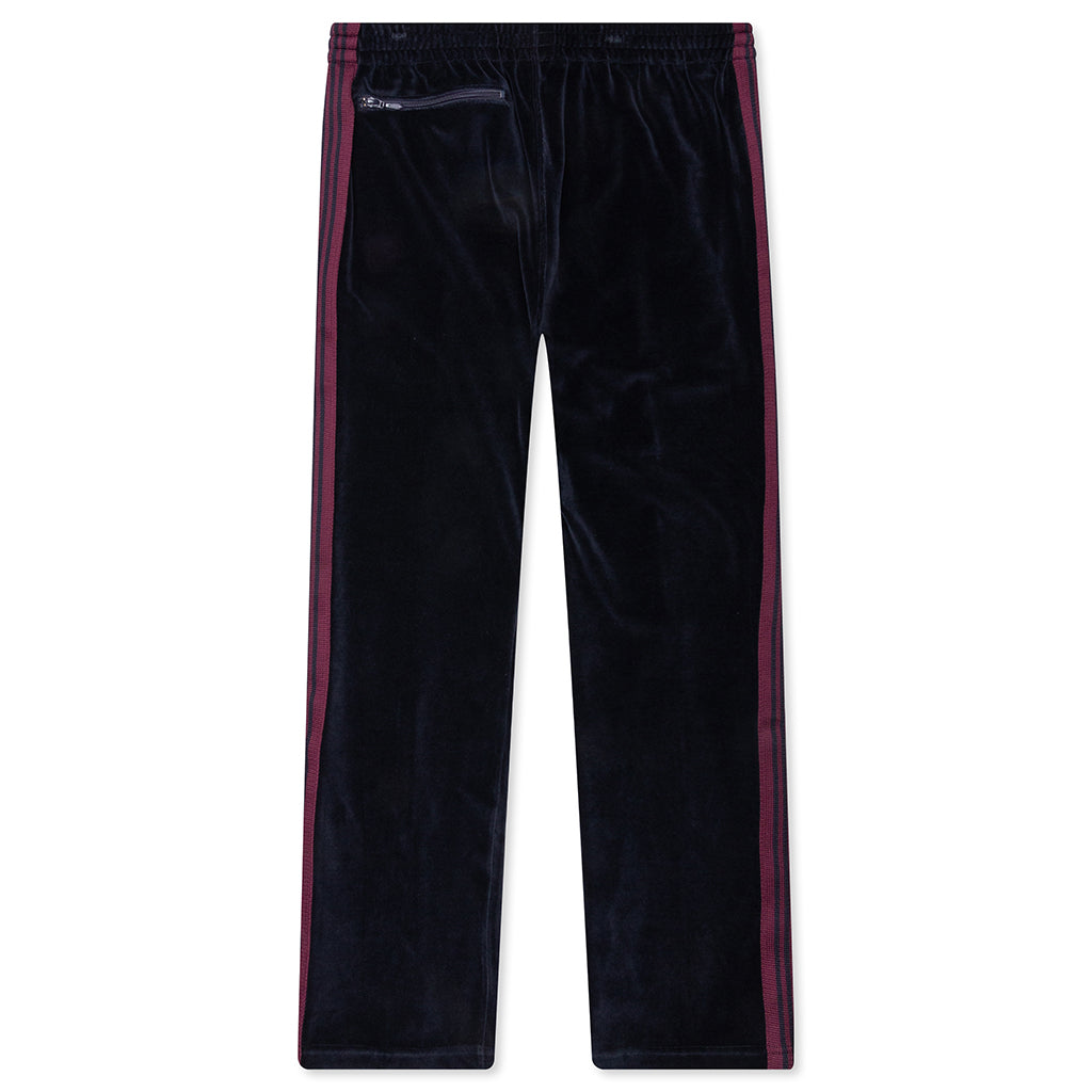 R.C. Velour Narrow Track Pant - Navy – Feature