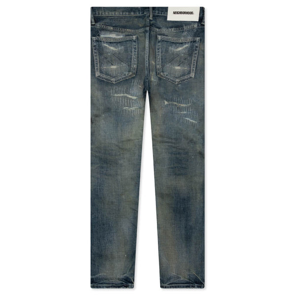 Neighborhood Scratch Savage DP Narrow C Pant - Indigo