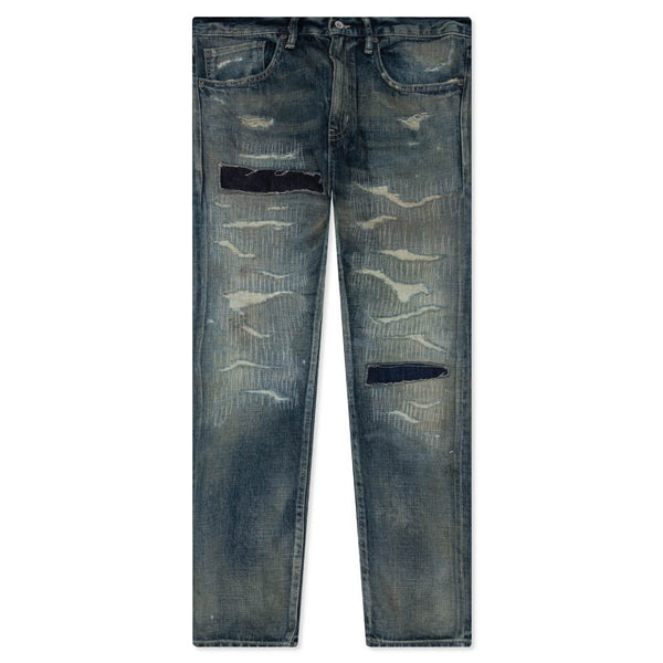 Neighborhood Scratch Savage DP Narrow C Pant - Indigo