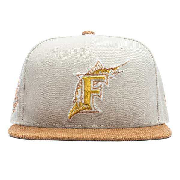 New Era Cap 59Fifty Florida Marlins Team Shimmer Grey Under Visor