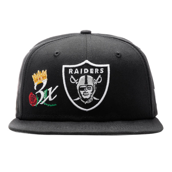 New Era Las Vegas Raiders 3X Champions - Black Groovy Edition 59FIFTY Fitted Hat