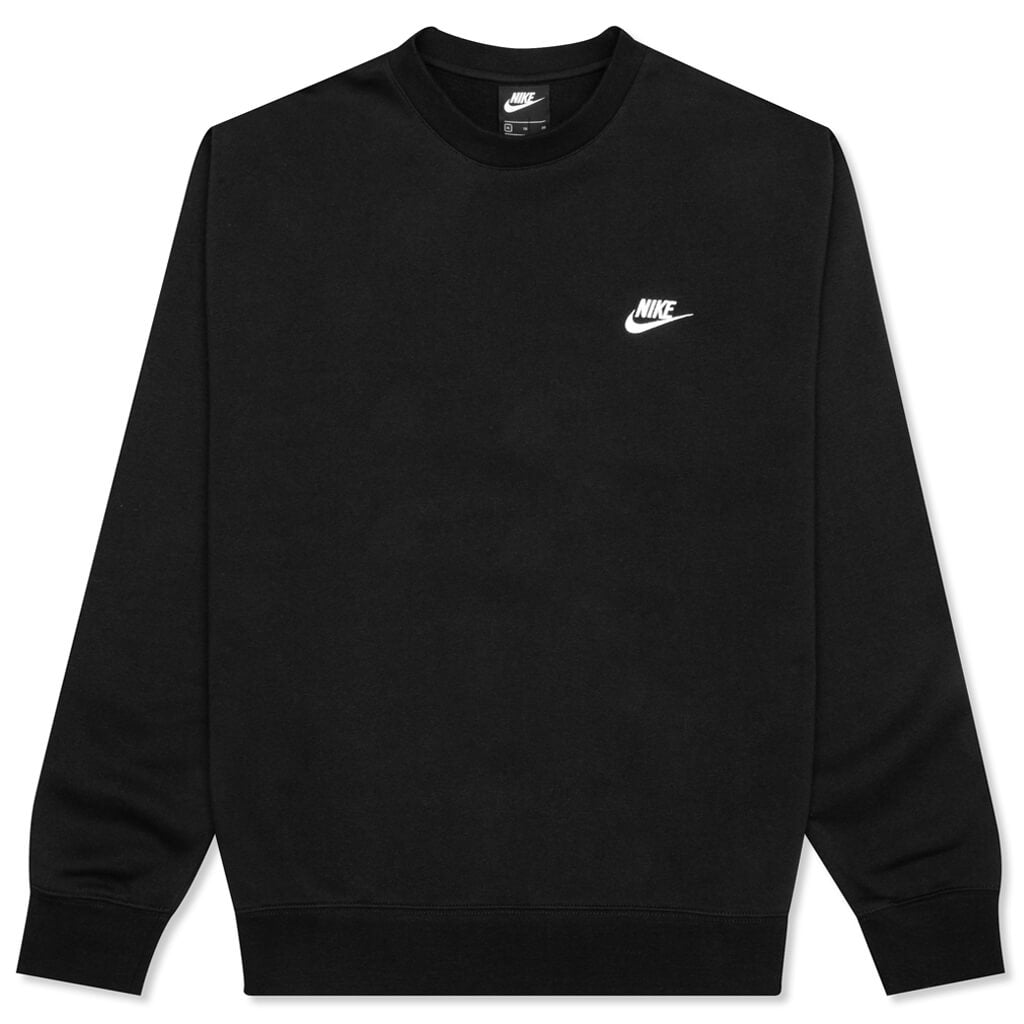 Nike Sportswear Club Fleece Crew - Black/White – Feature