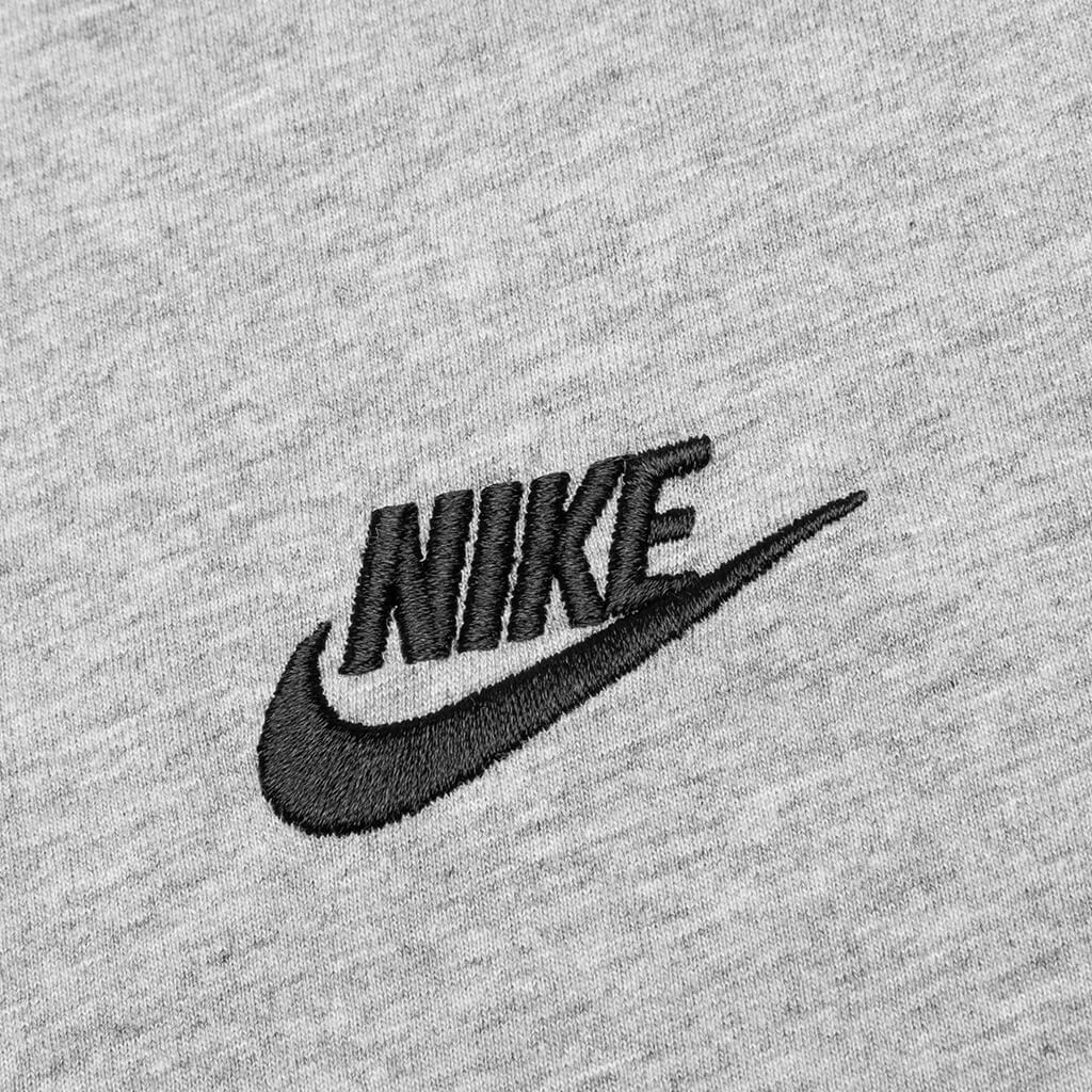 Nike Sportswear Club T-Shirt - DK Grey Heather/Black – Feature