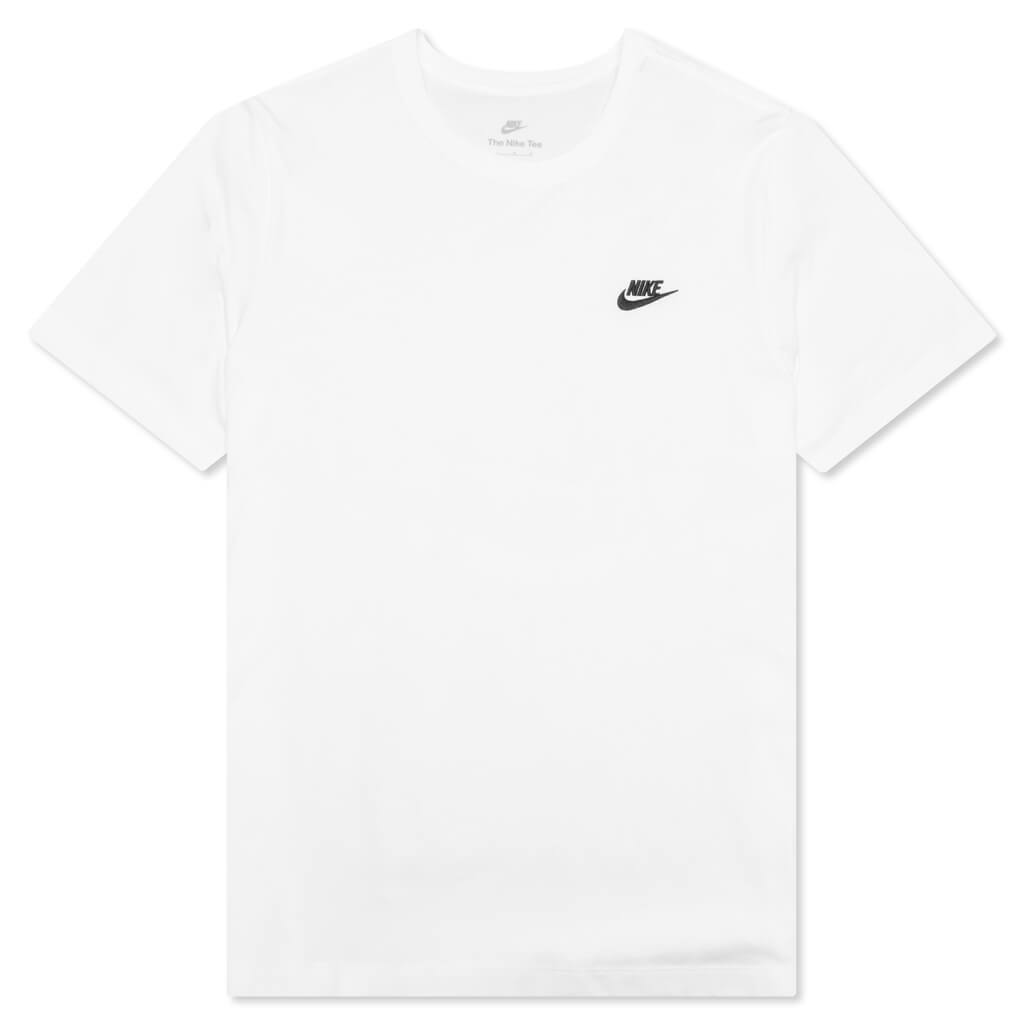 Nike Sportswear Club T-Shirt - White/Black – Feature