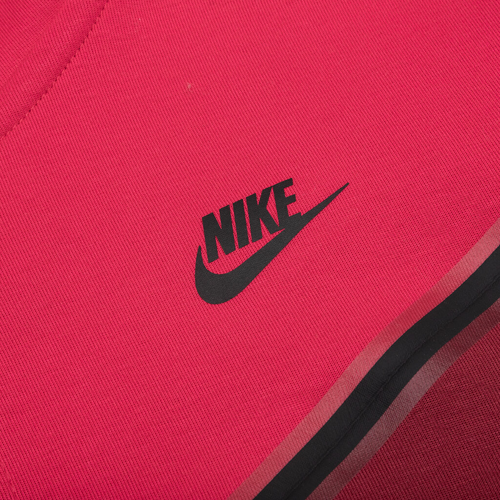 Nike Sportswear Tech Fleece Full-Zip Hoodie - Very Berry/Pomegranate/B ...