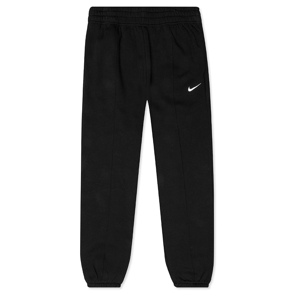 Nike Women's Sportswear Essentials Fleece Pants - Black/Black/White ...