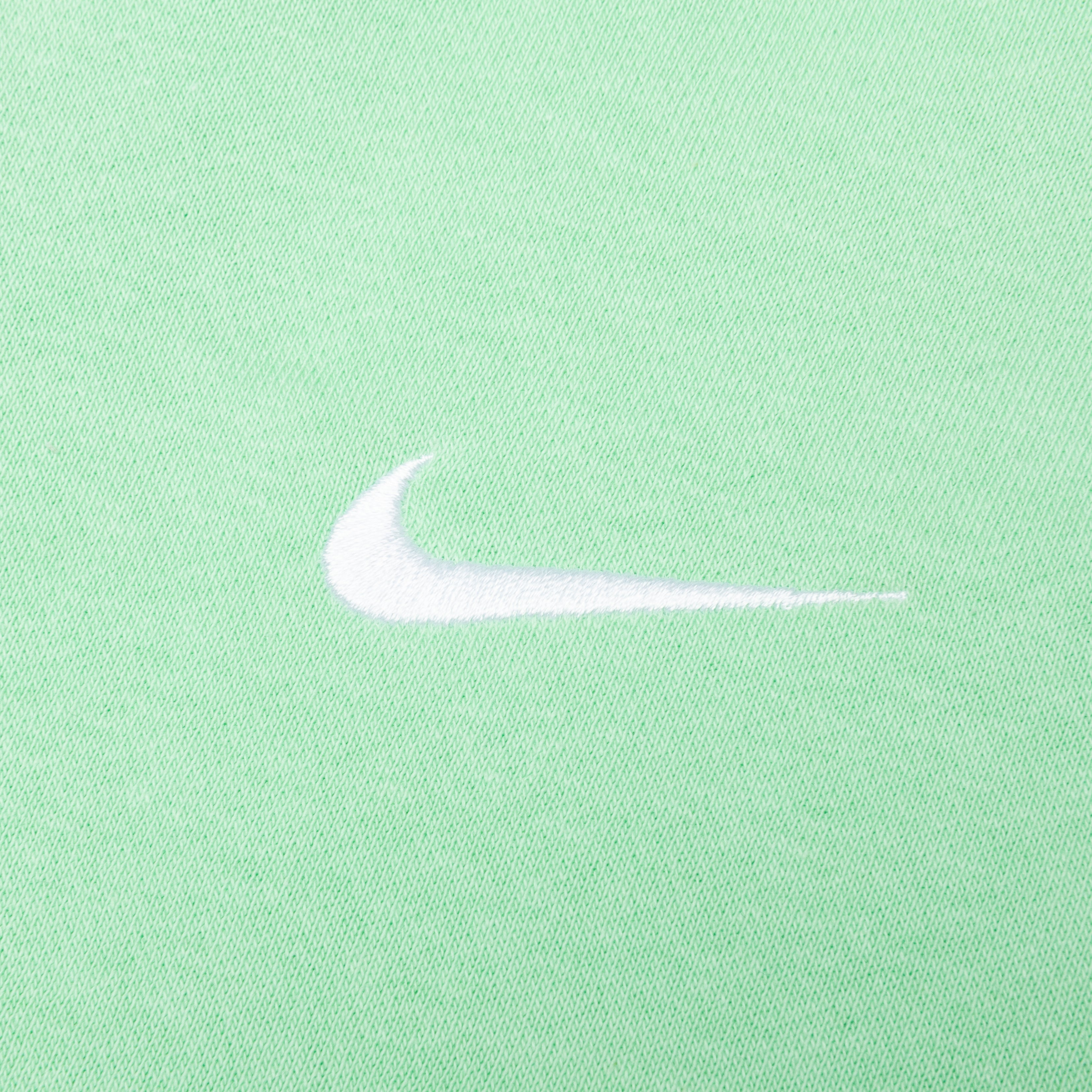 Nike Women's Sportswear Essentials Fleece Crew - Cucumber Calm/White ...