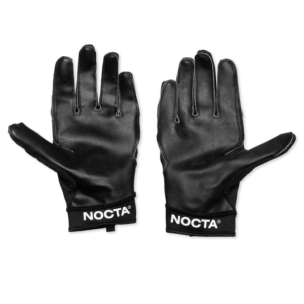 nike leather gloves black