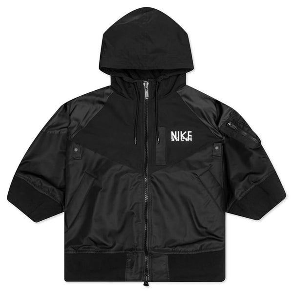 Nike x Sacai Women's NRG Full Zip Hooded Jacket - Black – Feature