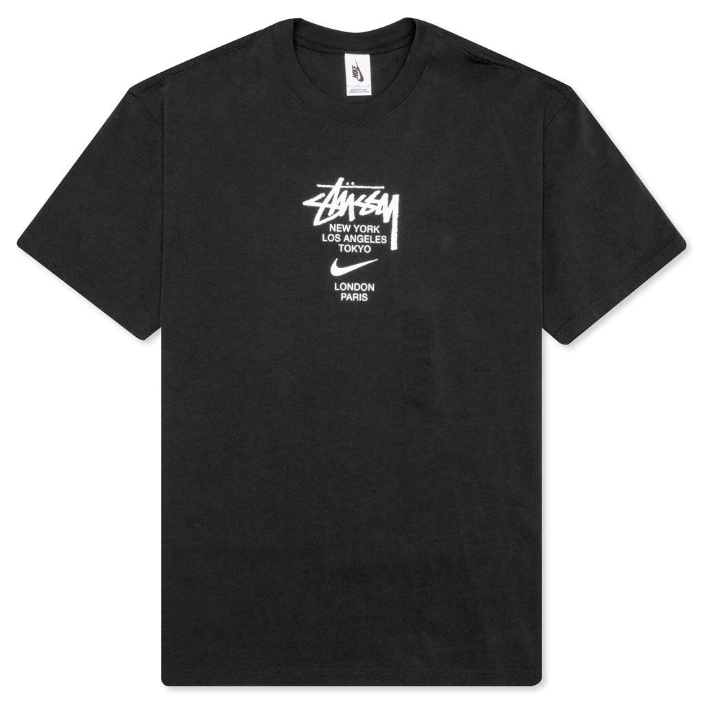 Nike x Stussy S/S T-Shirt - Black – Feature