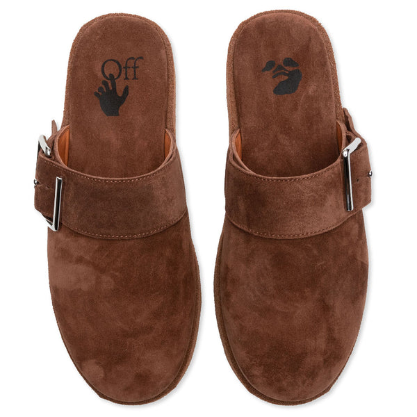Comfort Leather Slipper - Brown/Black