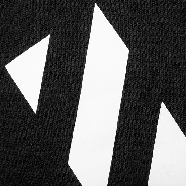 Diag Helvetica Slim Sweatpant - Black/White
