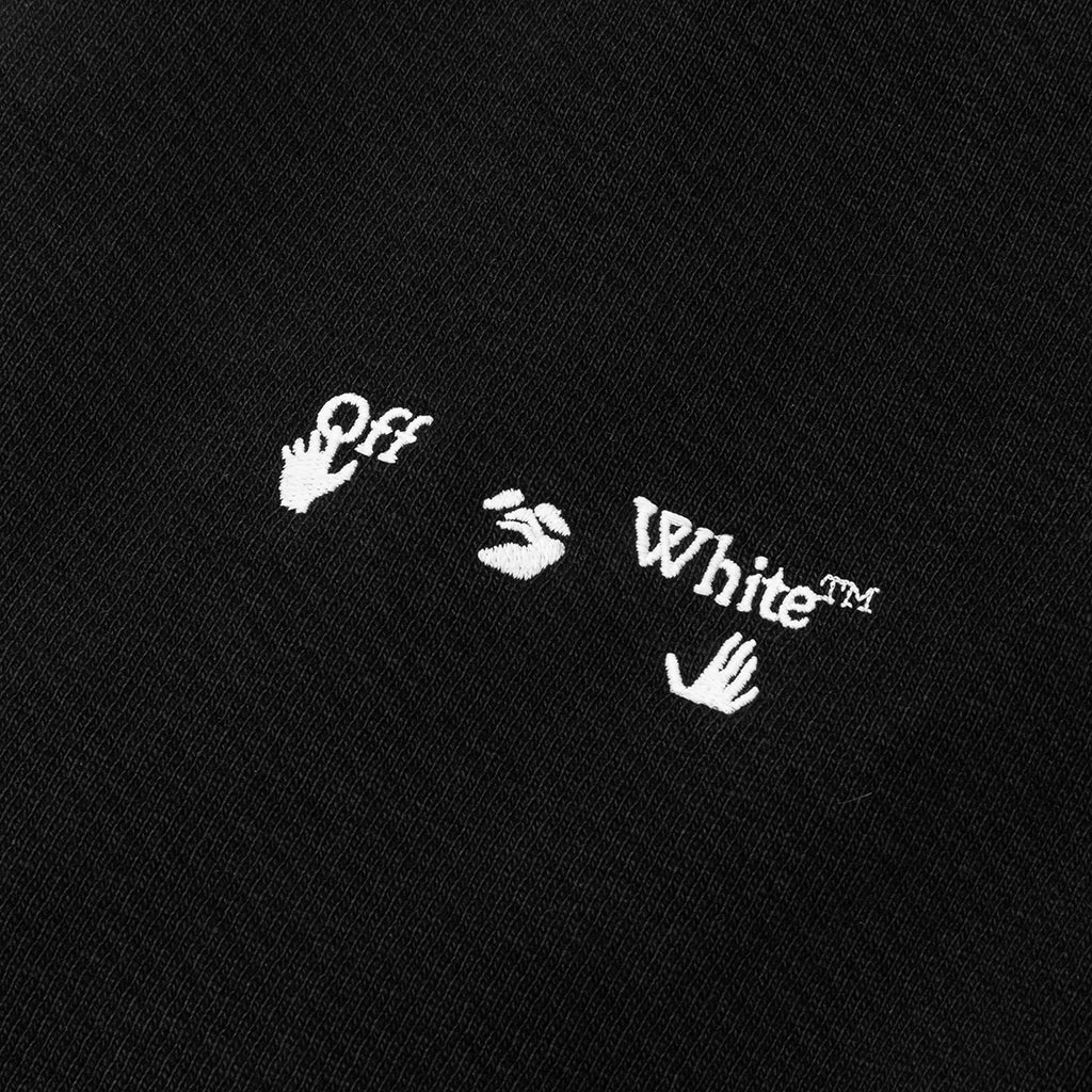 Diag OW Logo Shorten Sweatpant - Black/White – Feature