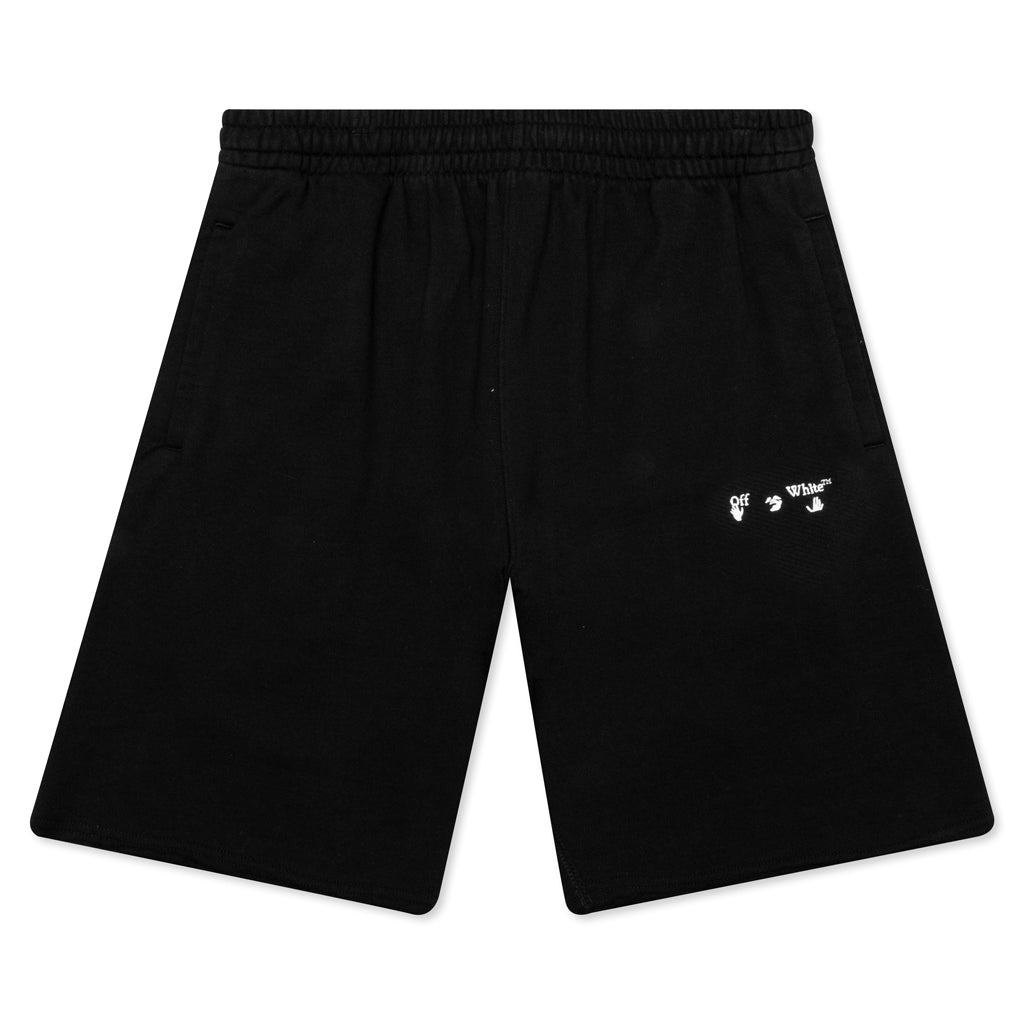 Off-White c/o Virgil Abloh OW Logo Sweatshorts - Black/White – Feature