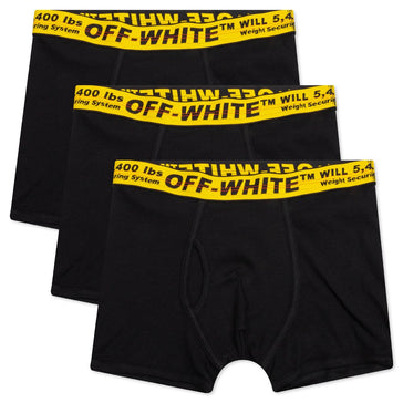 Off-white Off White Classic Industrial Tri Pack Boxer Shorts In  Multi-colored