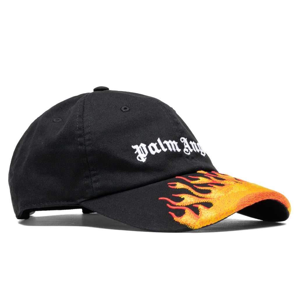 Palm Angels Burning Cap - Black/White – Feature