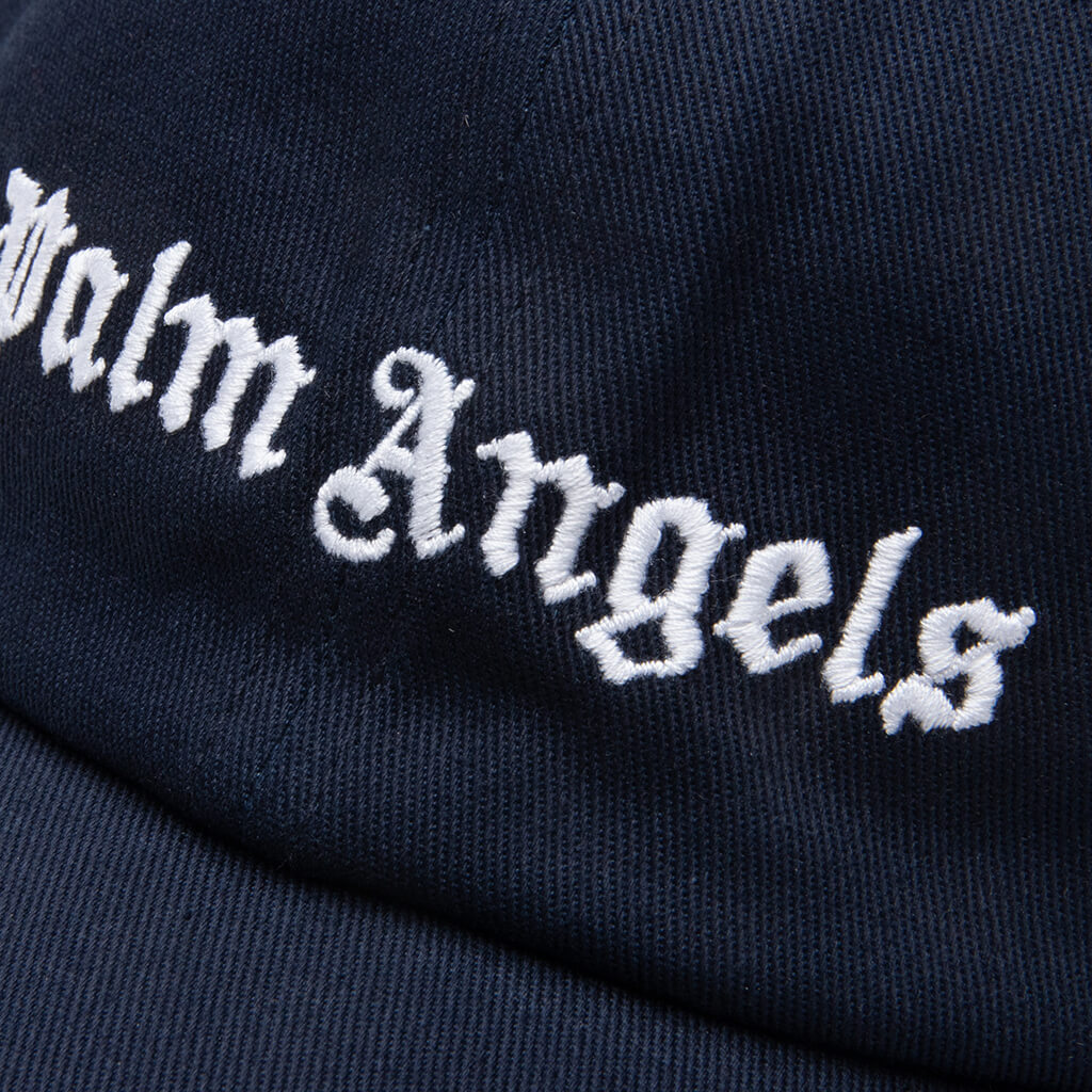 Palm Angels Classic Logo Cap - Navy Blue