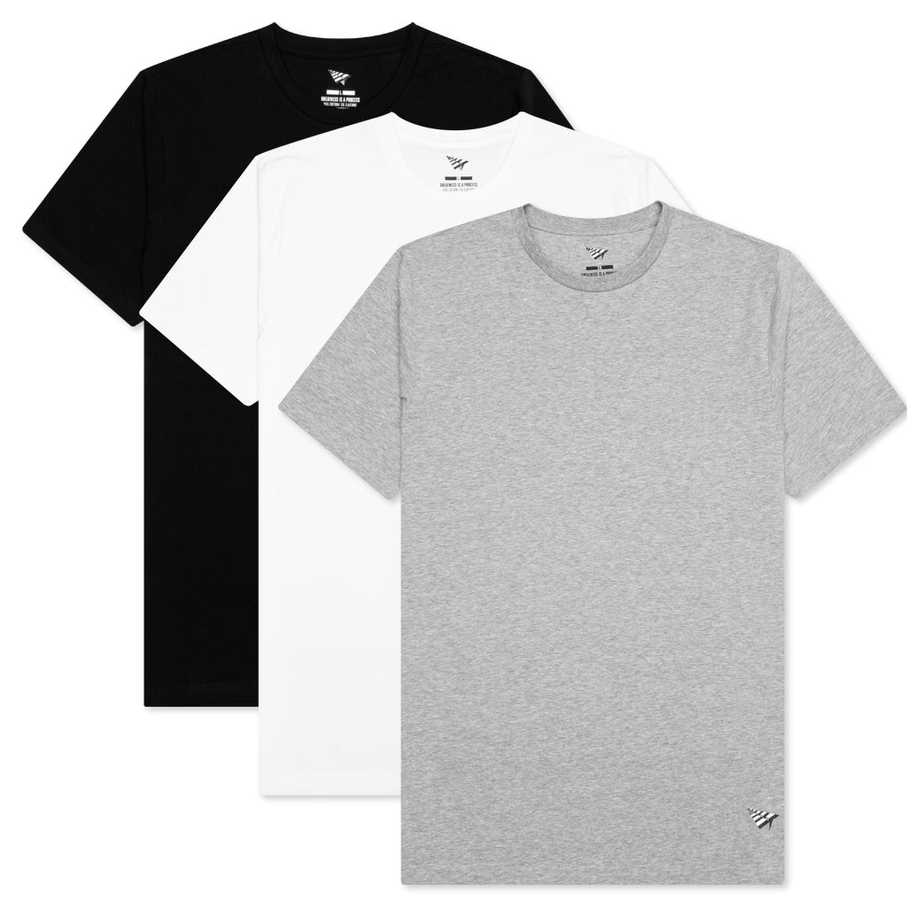 Paper Planes Essential 3 Pack Tees - Mixed – Feature