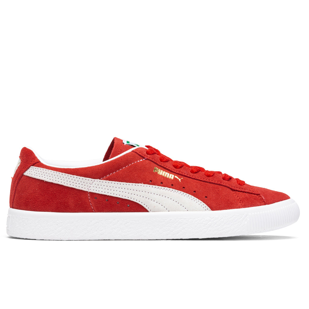 puma suede red