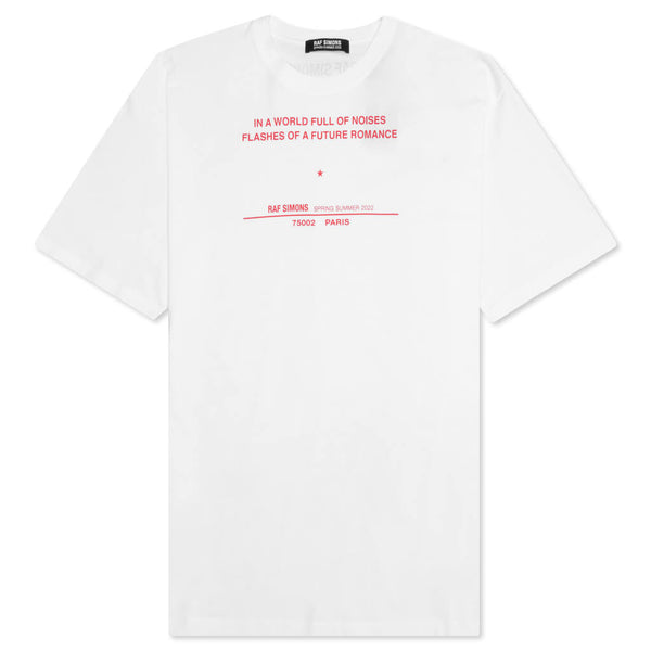 RAF SIMONS ラブシモンズ ツアーT ビッグフィット 半袖Tシャツ