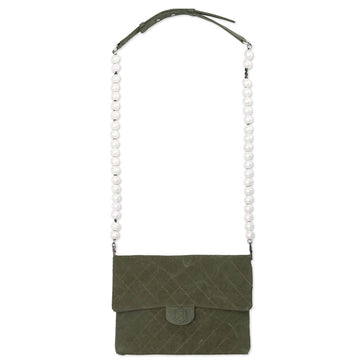 Buy READYMADE Patchwork Big Chain Bag 'Green' - RE MX KH 00 00 176