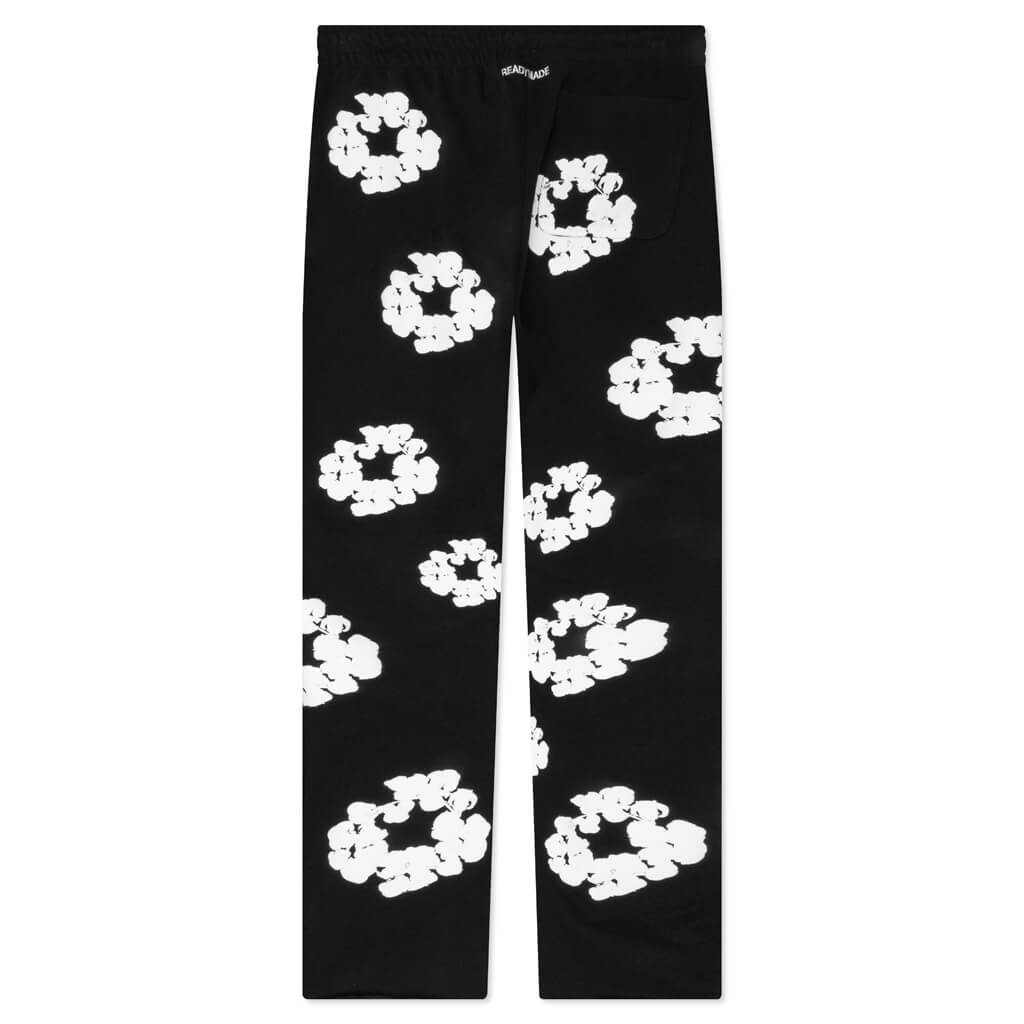 ReadyMade x Denim Tears Cotton Wreath Flare Sweatpants - Black – Feature