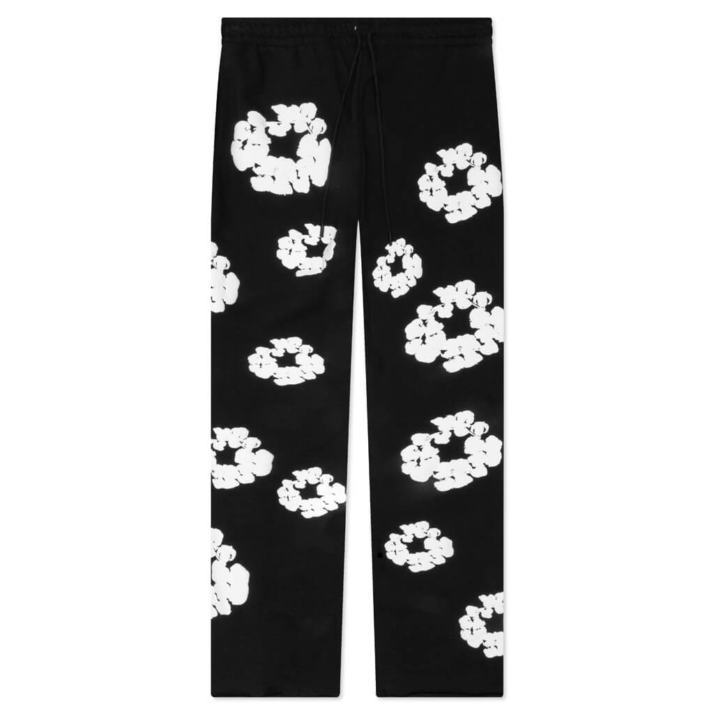 ReadyMade x Denim Tears Cotton Wreath Flare Sweatpants - Black – Feature