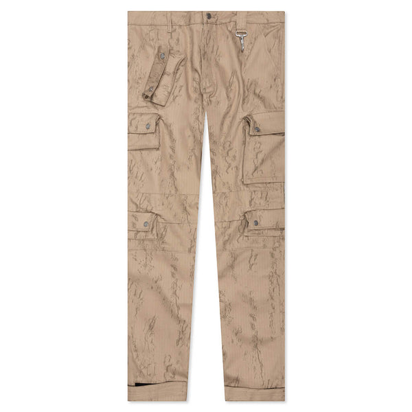 Cotton Herringbone Cargo Pants - Camo – Feature