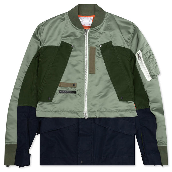 レビューを書けば送料当店負担】 sacai 22AW Nylon Twill Mix Blouson