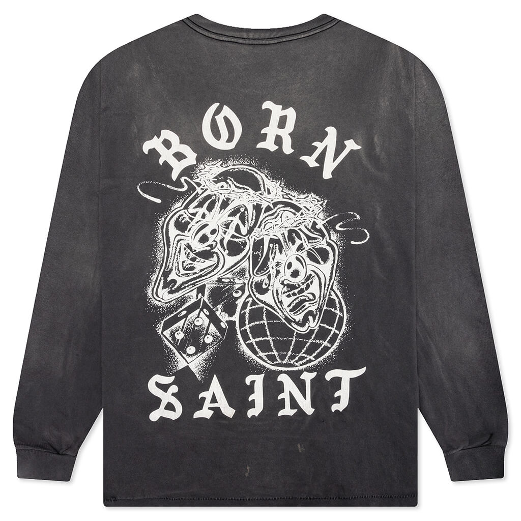 宅配便送料無料 Saint Mxxxxxx × Born Raised/コラボL/S Tシャツ