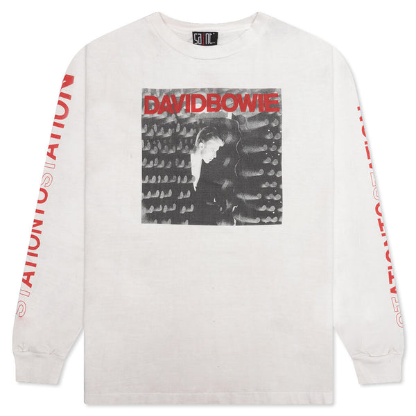 Saint Michael x David Bowie Station L/S Tee - White