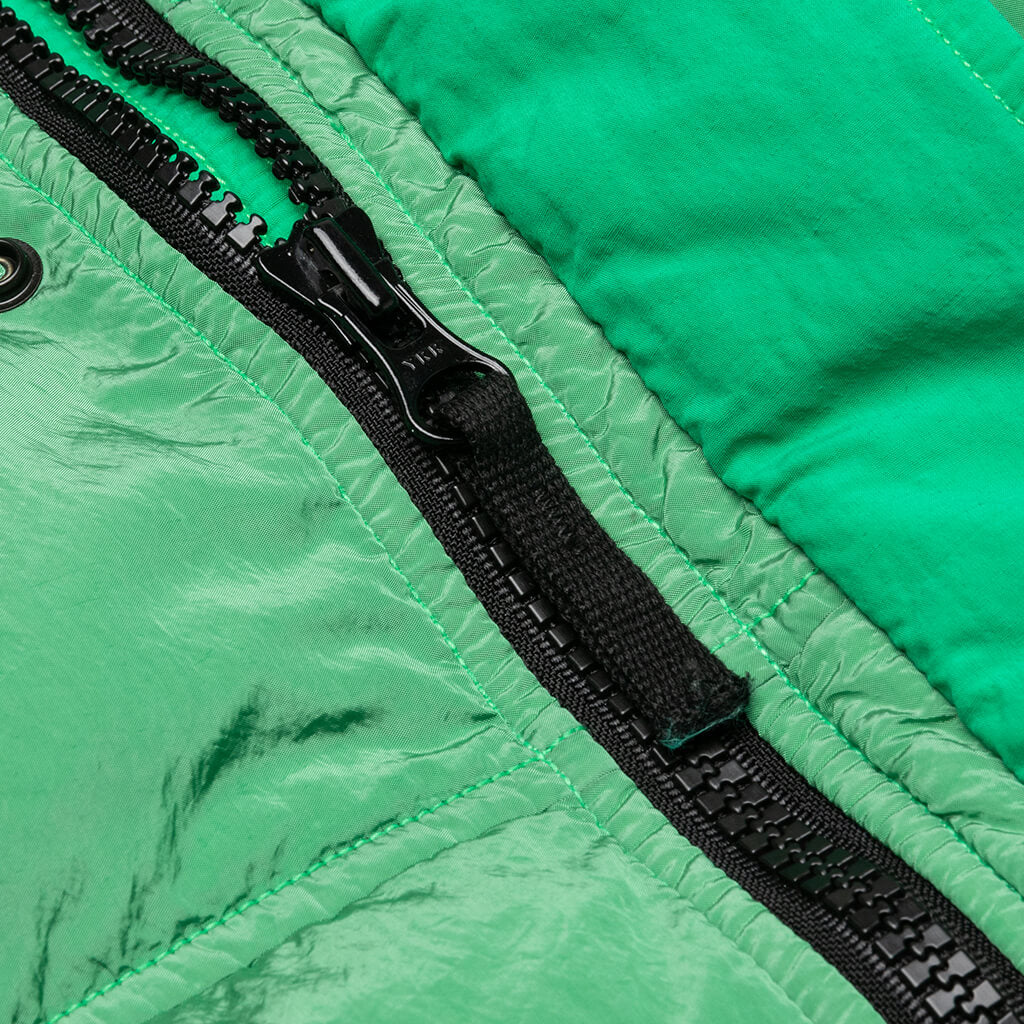 Stone Island Real Down Jacket Green Feature