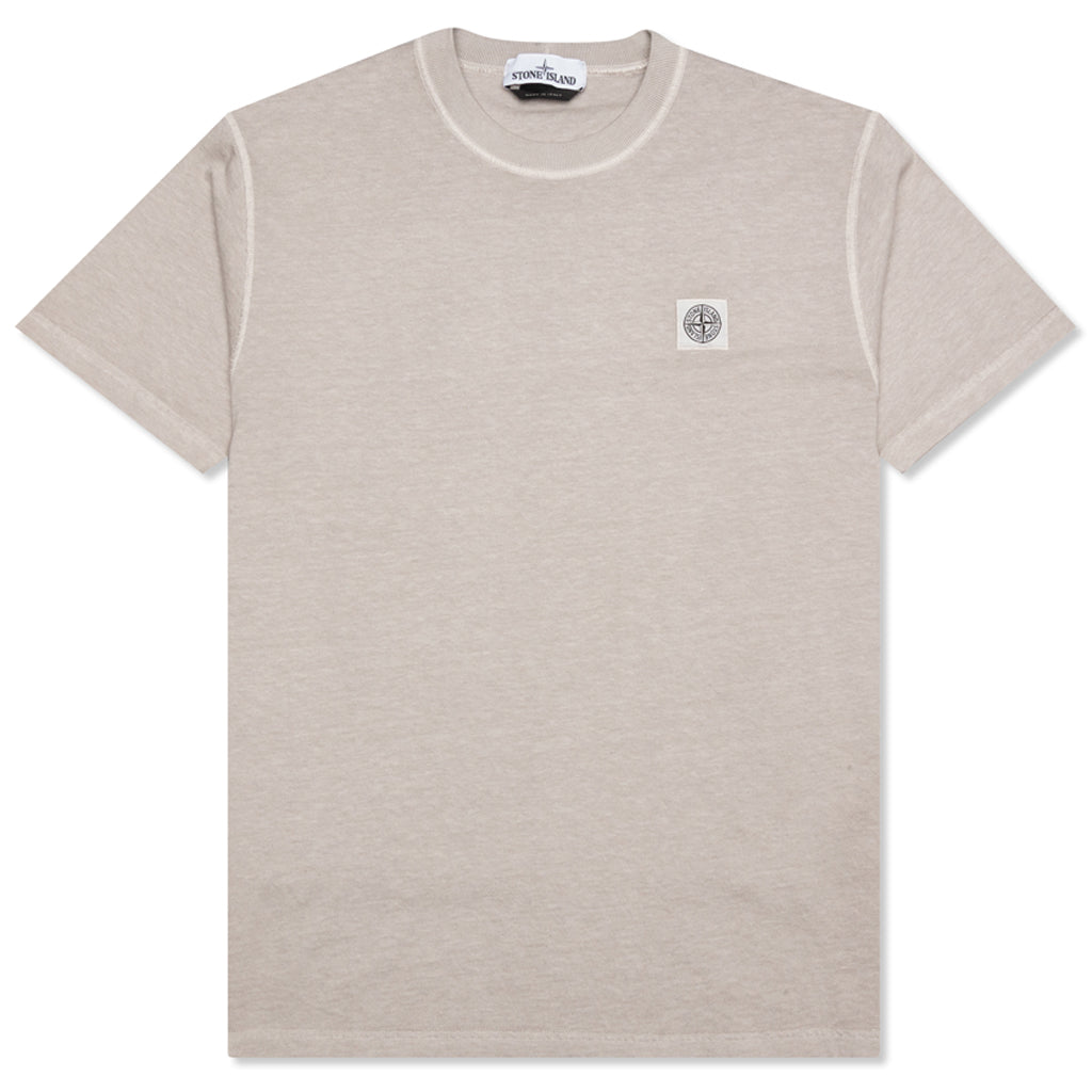 Stone Island Fissato Dye S/S T-Shirt - Dove Grey – Feature