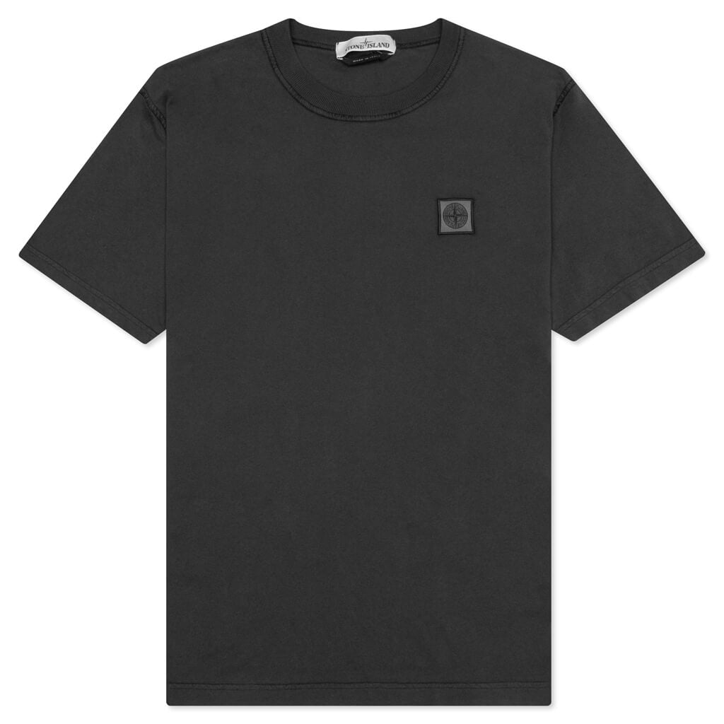 Stone Island Short Sleeve T Shirt Charcoal Feature