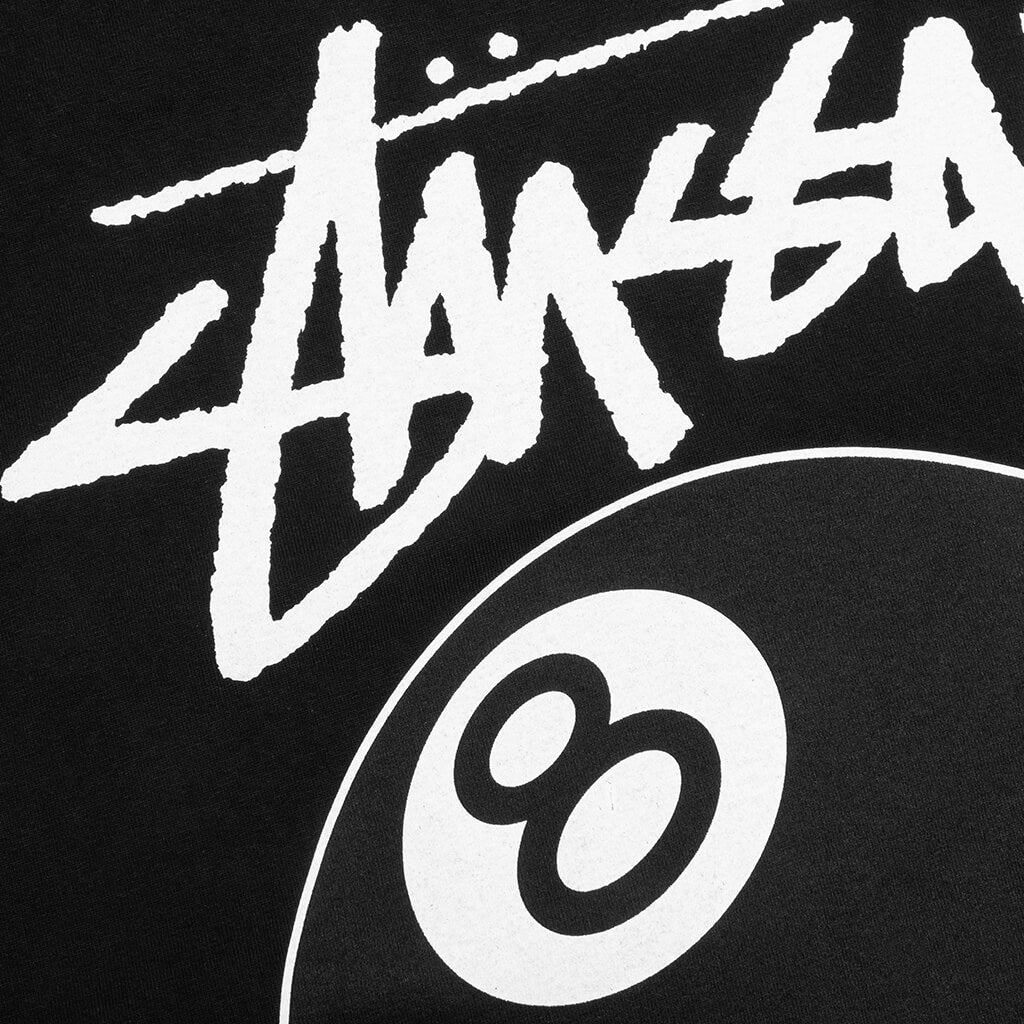 Stussy 8 Ball Pigment Dyed Tee - Black – Feature