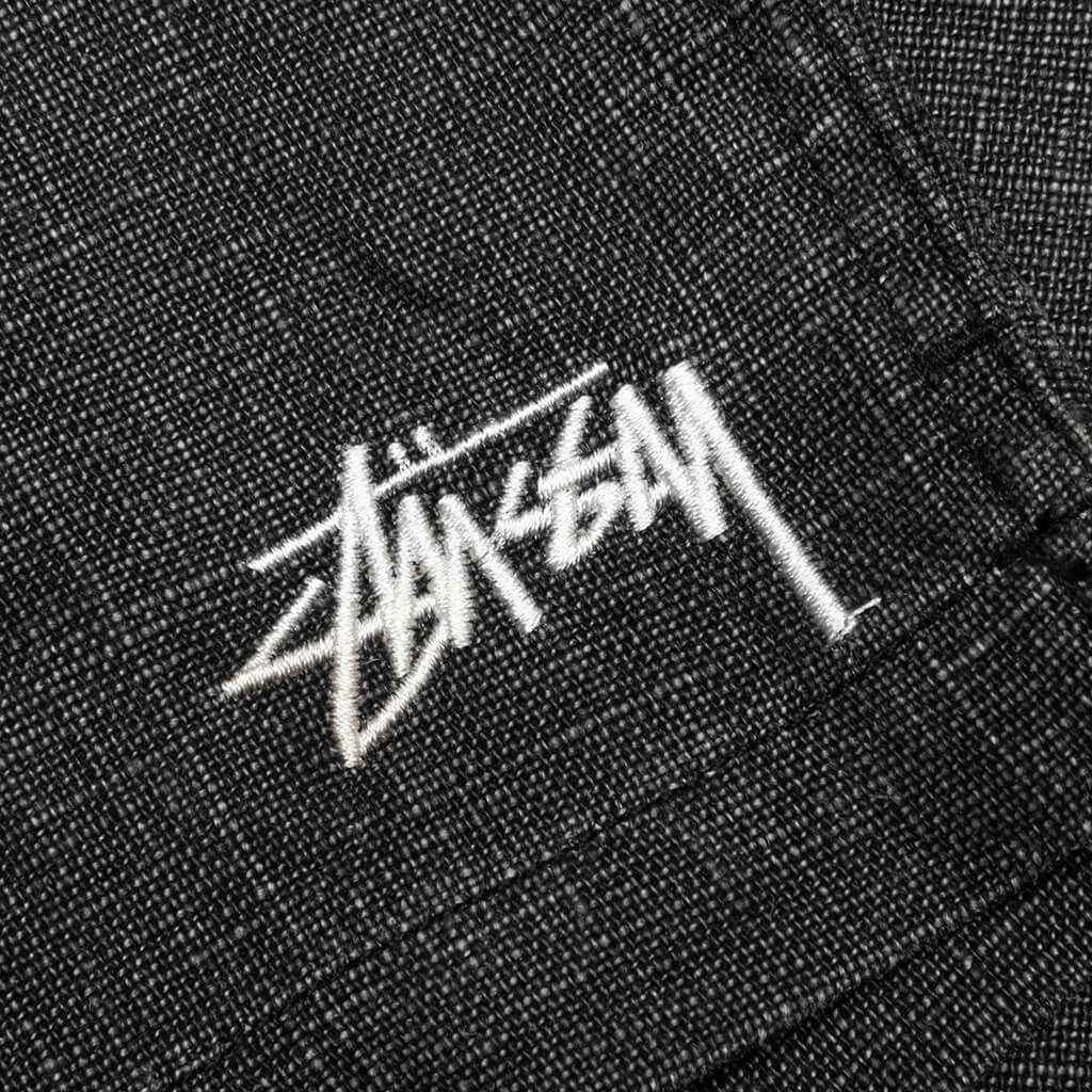 SALE／69%OFF】 〔即完売〕Stussy BOXY LINEN SHORT CHARCOAL