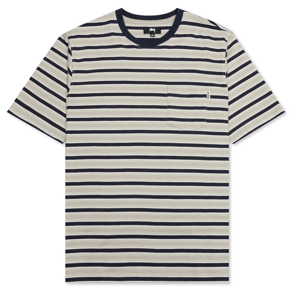 Stussy Griffin Stripe Crew - Khaki – Feature