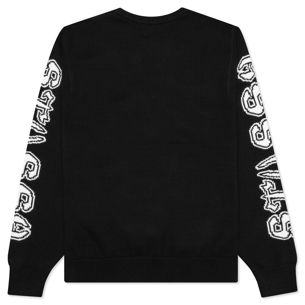 Sleeve Logo Sweater - Black – Feature