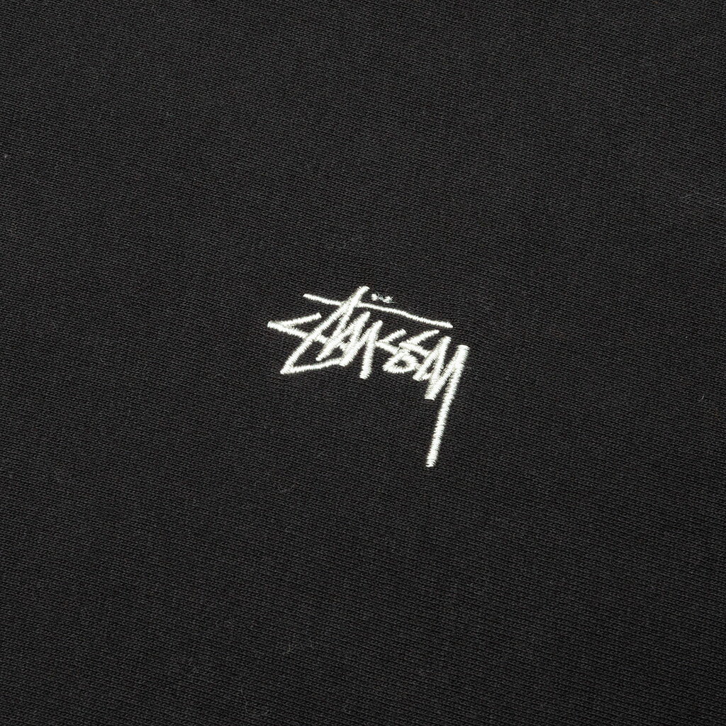 Stussy Stock Logo Crew - Black – Feature