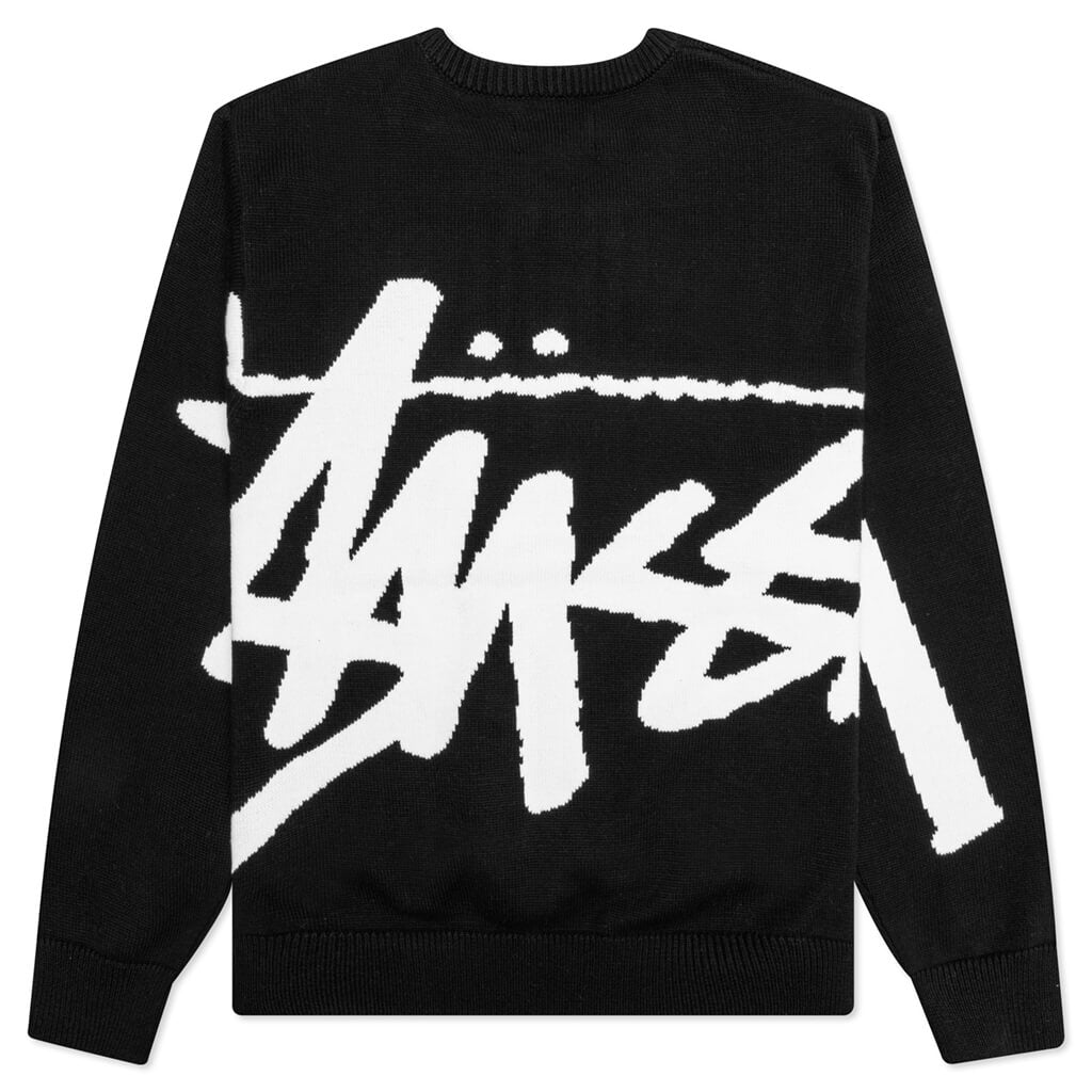 XSサイズ STUSSY STOCK SWEATER Black セーター