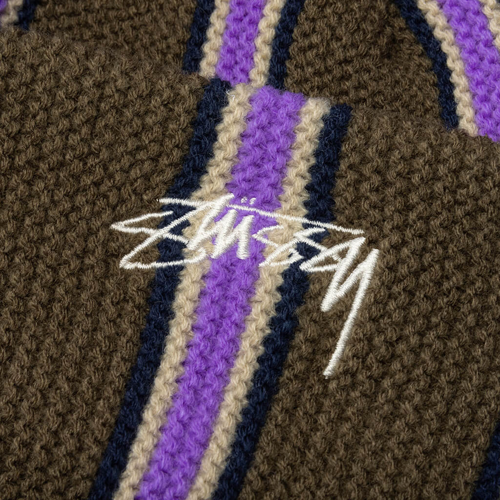 Stussy Pom Beanie - Olive – Feature