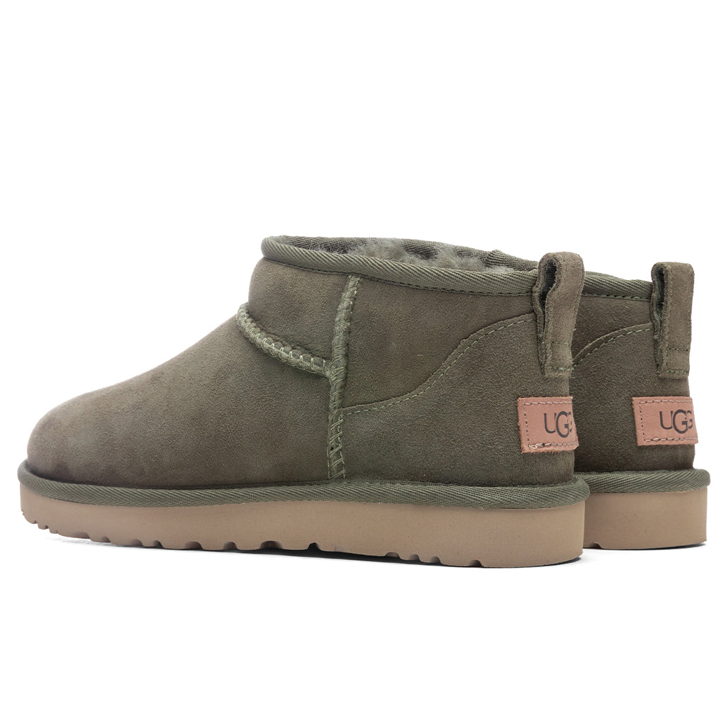 Women's Classic Ultra Mini Boot - Burnt Olive – Feature