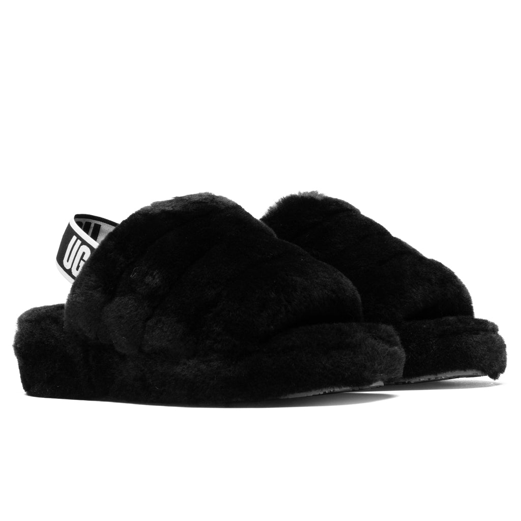 Women's Fluff Yeah Slide - Black – Feature