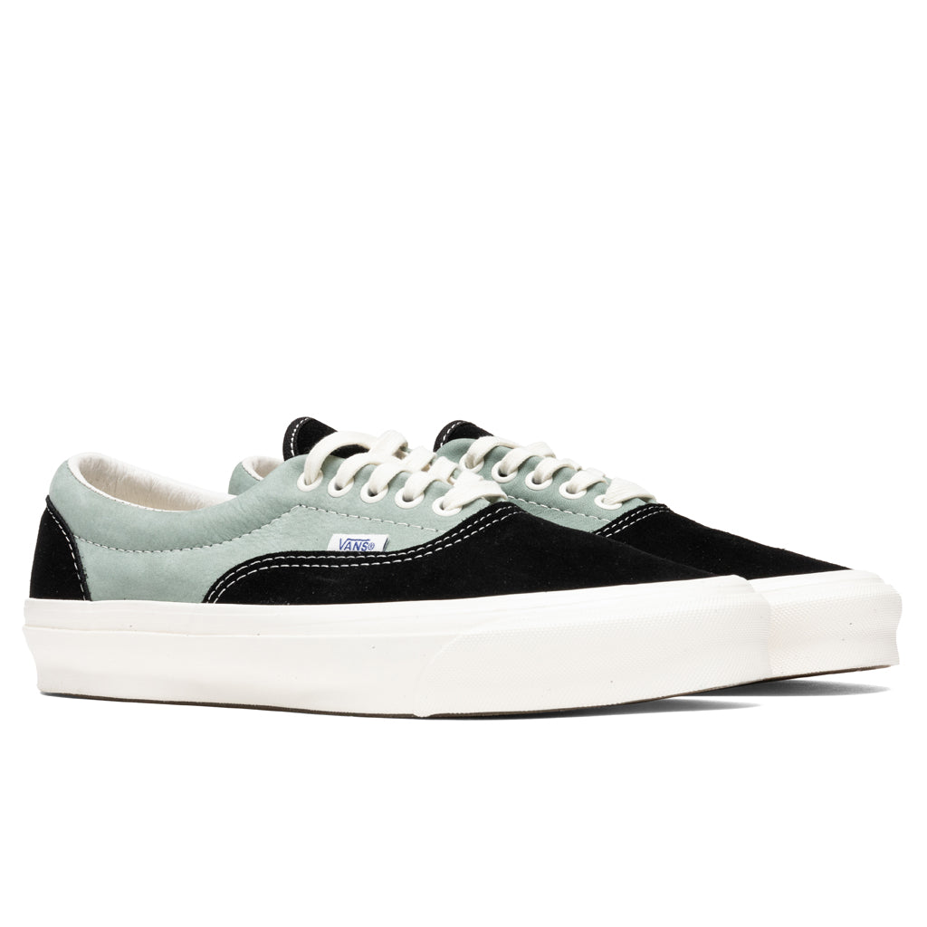 vans black and green