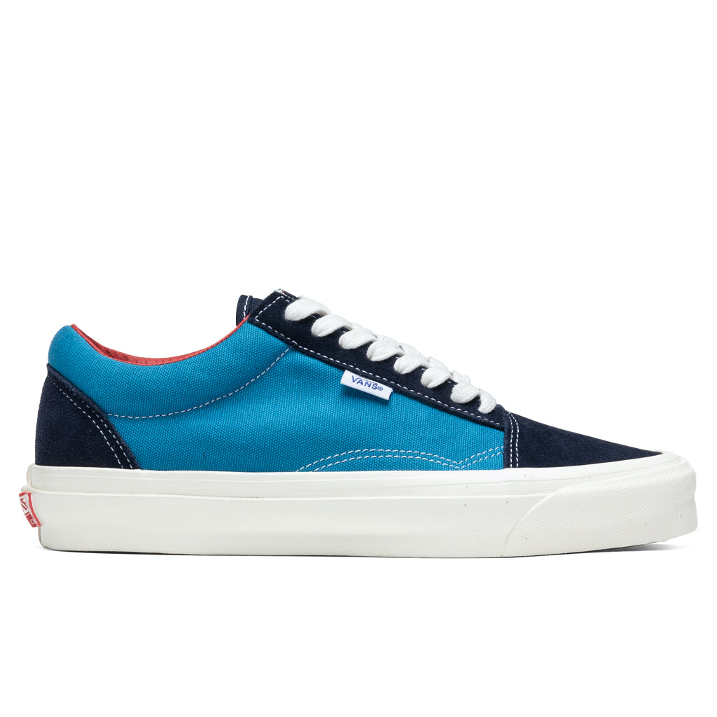 vans old skool blue stripe