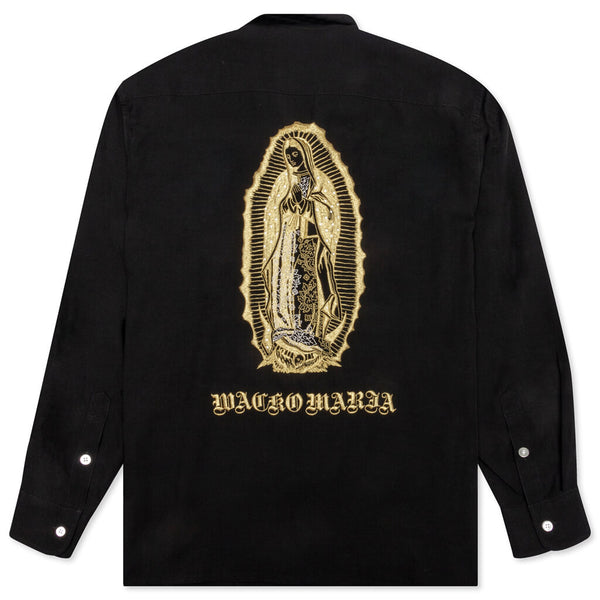 Wacko Maria L/S 50's Shirt Type-2 - Black