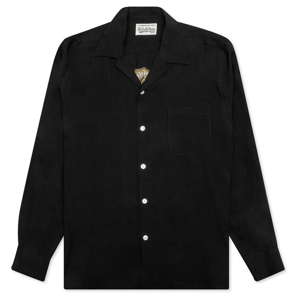 Wacko Maria L/S 50's Shirt Type-2 - Black