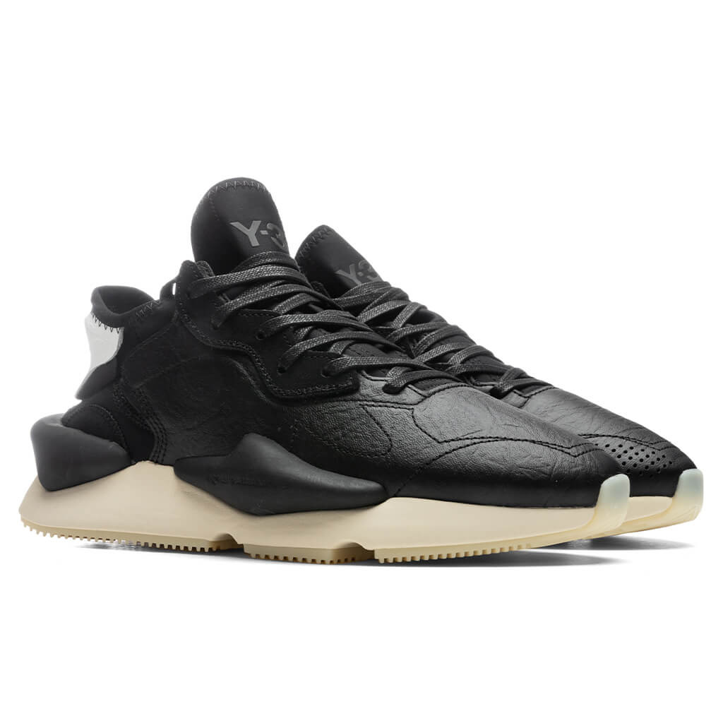 Y-3 Kaiwa - Black/Black/Cream White – Feature