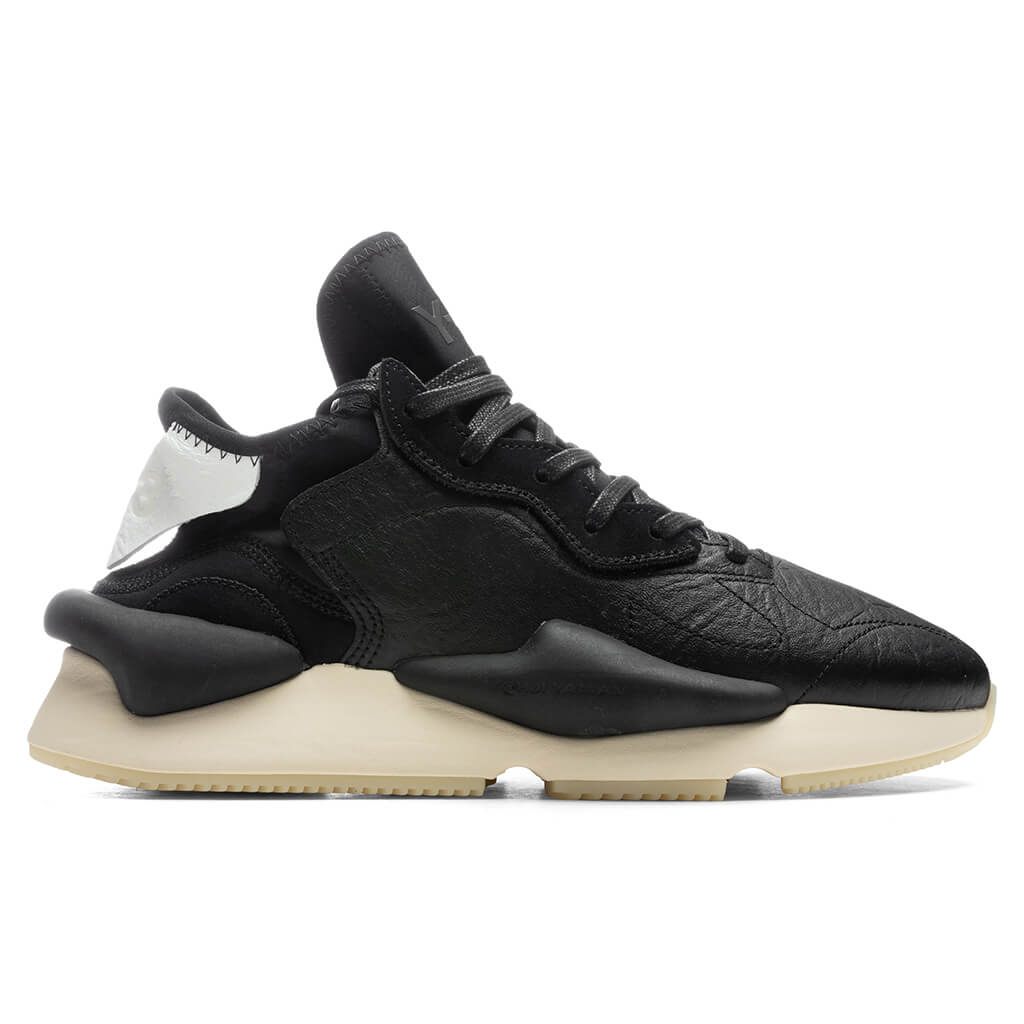 Y-3 Kaiwa - Black/Black/Cream White – Feature